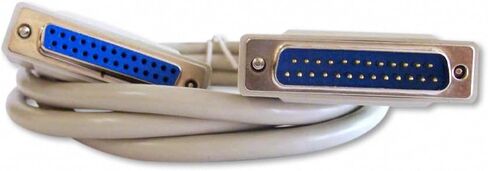 100 Foot DB25 25 Pin Serial Port Cable Male/Female RS232 in Saudi Arabia