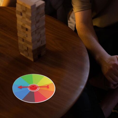 Vaguelly Wall Mount Color Prize Wheel: 10 Slot Activities Spinning Game Spinning Win The Fortune Game in Saudi Arabia