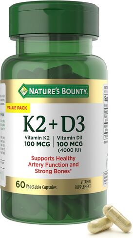 Nature's Bounty K2 + D3, 30 Capsules in Saudi Arabia
