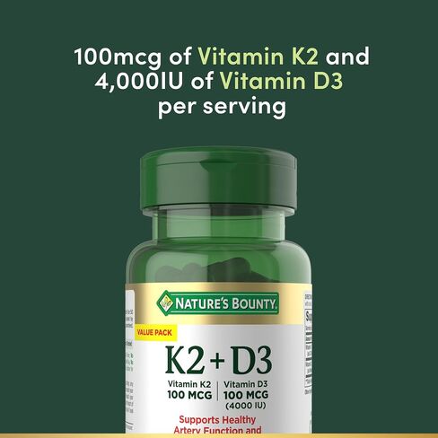 Nature's Bounty K2 + D3, 30 Capsules in Saudi Arabia