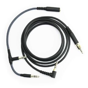 NewFantasia Replacement Audio Cable Compatible with Sennheiser Game Zero, Game ONE, PC 373D, PC 37X, GSP 350, GSP 500, GSP 600 Gaming Headsets 1.2m/4ft