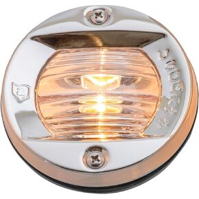 attwood 6356D7 Round Incandescent Marine Boat 3-Inch Flush Transom Light with 7.5-Watt Lamp