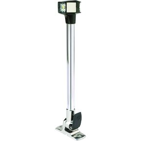 attwood 7812-S-7 Lightarmor Folding 12-Inch LED 3 Nautical Mile Masthead/Anchor Light, Silver
