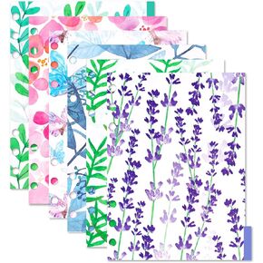 Rancco A5 Index Dividers/PVC Insertable Binder Index Page, 2 Sets 12 Pcs 6 Rings Translucent Binder Tab Cards for Filofax Notebook/Travel Diary Journal/Planner[8.3x5.7inch]