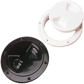 Sea Dog 337140-1 Screw Out Deck Plate, 4-7/16" / White