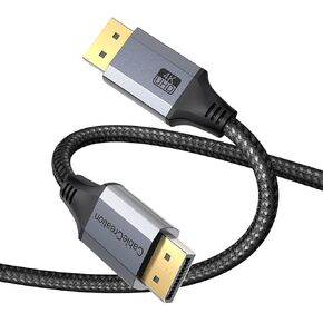 CableCreation DisplayPort Cable 3 FT 2 Pack, DP Cable 1.2 [4K@60Hz, 2K@165Hz, 2K@144Hz], Nylon Braided DP to DP, Male to Male Cable Compatible with PC, Laptop, TV, Gaming Monitor