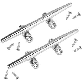 Boat Cleats Stainless Steel 4" 5" 6",Marine Dock Cleat or Home Decorative 2pcs