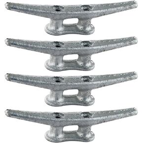 Boat Cleats 4in,6in,8in,Rope Cleat Galvanized Cast Iron Dock Cleat for Marine or Decorative Applications 4PACK in Kuwait