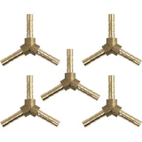 X AUTOHAUX 5 قطعة 4 مللي متر النحاس خرطوم اذع المناسب Y-شكل 3 طريقة المياه الغاز ماسورة زيت موصل للسيارات
