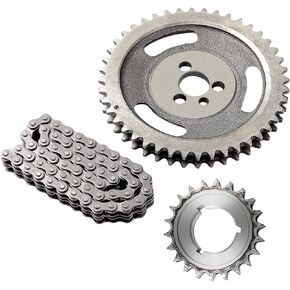 OCPTY Double Row Timing Set fits for Chevy 350 400 327 305 283 383 262 265 sbc sb Chain Gear