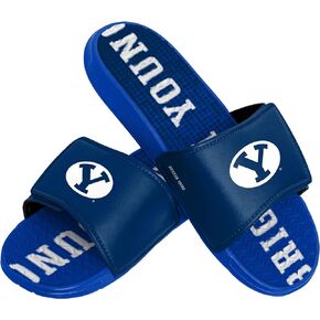 FOCO BYU Cougars NCAA Mens Gradient Wordmark Gel Slide - XL
