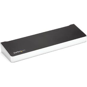 StarTech.com Universal Laptop Docking Station, Hybrid USB-C/USB-A Dock, Dual 4K DP/HDMI, 60W PD, Mac/Windows/Chrome OS, NIC