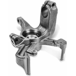 A-Premium Front Suspension Steering Knuckle with Bearing Compatible with Ford Focus 2000 2001 2002 2003 2004, Left Driver Side, Replace # 2M5Z3K186AB