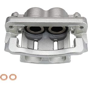 DRIVESTAR 18B5022 Front Brake Caliper Passenger Side ONLY Fit 05-12 for Ford F250 Super Duty, 05-12 for F350 Super Duty, F250 F350 New Front Right Disc Brake Caliper Assembly with Hardware