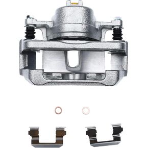 A-Premium Disc Brake Caliper Assembly with Bracket Compatible with Select Honda Models - Pilot 2003 2004 2005 2006 2007 2008, V6 3.5L - Front Driver and Passenger Side, 2-PC Set