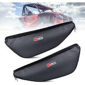 Goldfire Talon 1000 Accessories 1 Pair Talon Side Storage Lower Door Bags Compatible with Talon 1000R 1000X 1000X-4 2019-2021 UTV Storage Bags Tool Pouch (Black Piping)
