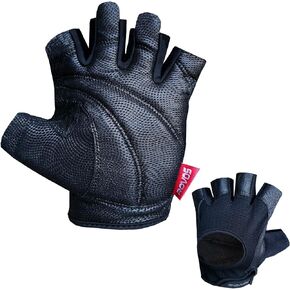 Workout Gloves Ventilated Leather Weight Lifting Gloves Training Gloves Men Wear Resistant Gym Gloves for Weightlifting, Exercise, Fitness, Hanging, Barbell (Pair)