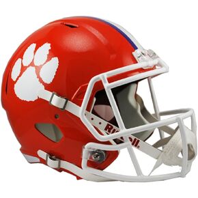 NCAA Clemson Tigers Full Size Speed Replica Helmet, Orange, Medium