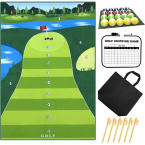 سجادة لعب الجولف مقاس 71 * 47 بوصة، سجادة تدريب جولف داخلية وخارجية، للأطفال والكبار ومجموعة ألعاب الجولف في الفناء الخلفي للعائلة in Kuwait