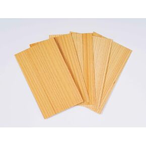 Wooden printing sheet made of Japanese cypress, business card size, for Canon home-use inkjet printers only (100 sheets)