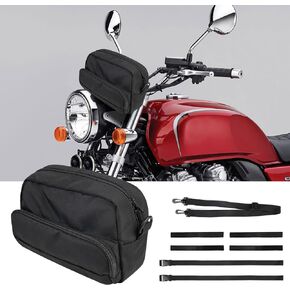 حقيبة مقود الدراجة النارية حقيبة مقود الدراجة متعددة الوظائف حقيبة كتف عالمية حقيبة شوكة إطار تخزين الملحقات حقيبة سوداء شريط حقيبة سلة أمامية حقيبة أدوات لركوب الدراجات in Kuwait