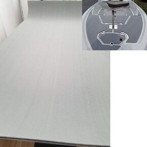 Boat Flooring Eva Foam Non-Slip Self-Adhesive Marine Flooring Sheet Boat Yacht Decking Faux Teak Flooring Mat for Motorboat Fishing Boat RV Floor Kayak Swimming Pool 94.5"×35.4" Solid Color