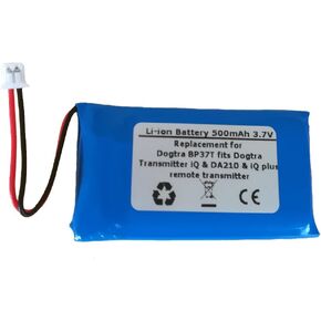 500mAh 3.7V Replacement Battery for BP37T Fits Dogtr a Transmitter iQ, DA210, iQ Plus Remote Transmitter, TCL PR-562440N Plus Coaster