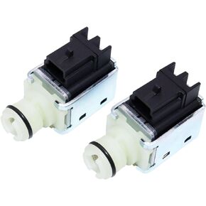 4L60E 4L65E 4L70E Automatic Transmission Shift Solenoid Valve 24230298 2PCS Kit A 1-2 And B 2-3 Compatible with Chevrolet Avalanche C1500 Colorado GMC Buick Cadillac Escalade H3 Pontiac