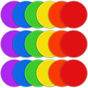 علامات بولي سبوت 9 بوصة 18 قطعة من علامات خفة الحركة المطاطية غير القابلة للانزلاق، نقاط أرضية مخروطية مسطحة لكرة القدم، كرة القدم، علامات تدريب كرة السلة، تدريبات التمارين المدرسية، التباعد الاجتماعي، ممارسة الرقص in Kuwait