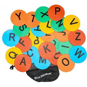 4inch Spot Flat Markers Alphabet Printed in Saudi Arabia