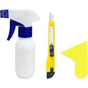 Window Tint Kit, Car Window Film Complete Installation Wrap Tools Include Vinyl Squeegee, Film Cutter, Spray Bottle, Professional Glass Protective Tinting Film Application Set