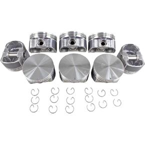 DNJ P3163.30 Oversize Piston Set for 2002-2004 / Cadillac, Chevrolet/Escalade, Escalade ESV, Escalade EXT, Silverado 1500/6.0L / OHV / V8 / 16V / 364cid
