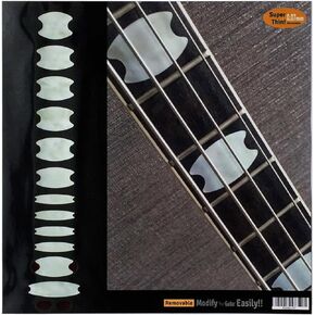 Base Position Mark Instrument Inlay Sticker/Decal (FB-298OC-WT)