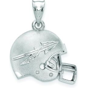 Florida State University Arrow 3D Football Helmet W/ Logo Pendant w/Chain