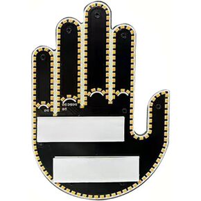 ضوء إصبع السيارة مع جهاز تحكم عن بعد، ضوء LED للإيماءات اليدوية، أضواء إشارة مضحكة للنافذة الخلفية للسيارة، وسيارات الدفع الرباعي، والشاحنات in Kuwait