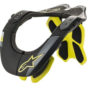 Alpinestars Men's Bns Tech-2, Black Yellow Fluo, X-Small/Medium