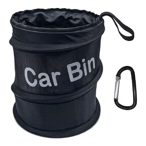 Portable Car Trash Can, Foldable Pop-up Car Trash Bag, Collapsible Garbage Holder Container Waste Basket Rubbish Bin for Car/Truck/SUV/Minivan