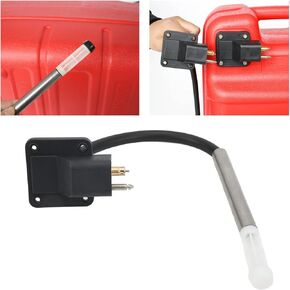Fuel Tank Fitting, Marine Fuel Tank Connector Fitting Portable 12L 24L Boat Outboard Engine Accessory
