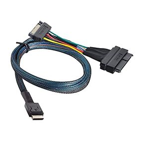 NFHK PCI-E 3.0 M.2 M-Key to Oculink SFF-8612 SFF-8611 Host Adapter for PCIe Nvme SSD 2260 Adapter