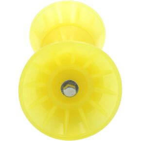 4" Boat Trailer Roller Bow Stop Assembly 1/2" Shaft Non Marking Polyurethane