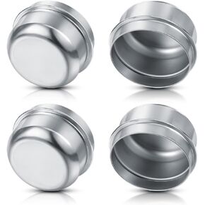 Nuenen 4 Pack Trailer Hub Cap 1.98" Trailer Axle Grease Hub Dust Cover Grease Cover Dust Cap Fit for Boat Trailer 2000-3500 lb Replacement