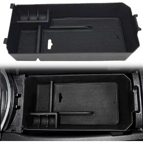auovo Center Console Organizer Tray for Mercedes Benz Accessories C GLC Class W205 CLS 2015+ Secondary Armrest Console Storage Box Car Interior