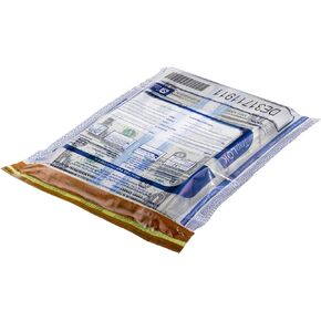 ControlTek TripLok مقاس 15 بوصة × 20 بوصة، شفاف، 50 كيسًا أكياس إيداع واضحة للتعامل مع النقود والأشياء الثمينة، وحبر حساس للرطوبة والحرارة والباردة، وإيصال تمزيق + رموز شريطية كبيرة 585048