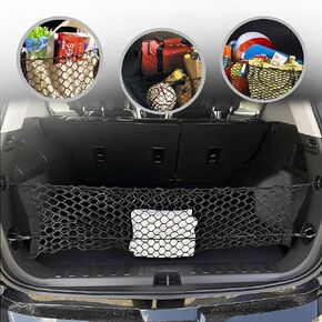 Envelope Style Trunk Mesh Cargo Net for GMC Terrain 2018-2024 - Car Accessories - Premium Trunk Organizers and Storage - Cargo Net for SUV - Vehicle Carrier Organizer for GMC Terrain
