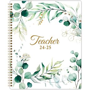 Teacher Planner - Teacher Lesson Planner 2024-2025, JUL 2024 - JUN 2025, 11'' x 8.3'' Teacher Planner 2024-2025 with Monthly Tabs, Lesson Planner Book for Teachers with Quotes