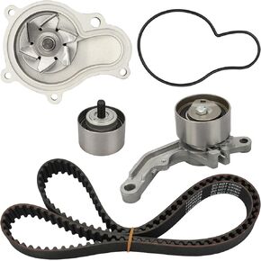 BRTEC Engine Timing Belt Kit with Water Pump 2003 2004 2005 2006 2007 2008 2009 2010 for Chrysler PT Cruiser Voyager Sebring for Dodge Caravan Stratus for Jeep Liberty Wrangler 2.4L in Saudi Arabia