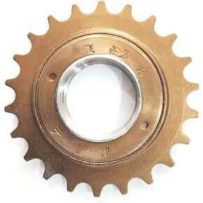 CDHPOWER Durable 22T Freewheel Single Speed Bicycle Brown Free Wheel for Bike -Gas Motorized Bike/MTB