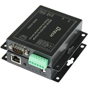 Serial to Ethernet Converter Adapter RS232 RS422 RS485 to TCP IP Device Server Supports DHCP DNS Modbus RTU/TCP 10/100M Power Over Ethernet POE