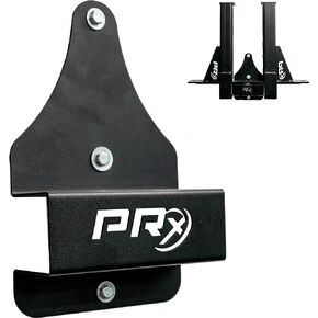 PRx Performance USA MADE Spotter Arm Storage Wall Mounted for 5/8" & 1" Holes for 2x3 and 3x3 Squat Rack Steel Weight Catches Space Saving Home Garage Gym Workout Equipment Accessories For Men