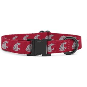 Washington State Cougars Collars and Leashes | Officially Licensed | Fits All Pets! (XS Collar)